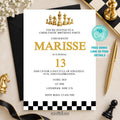 Chess Birthday Invitation Template, Editable Checkmate Party Invite (Digital Download)