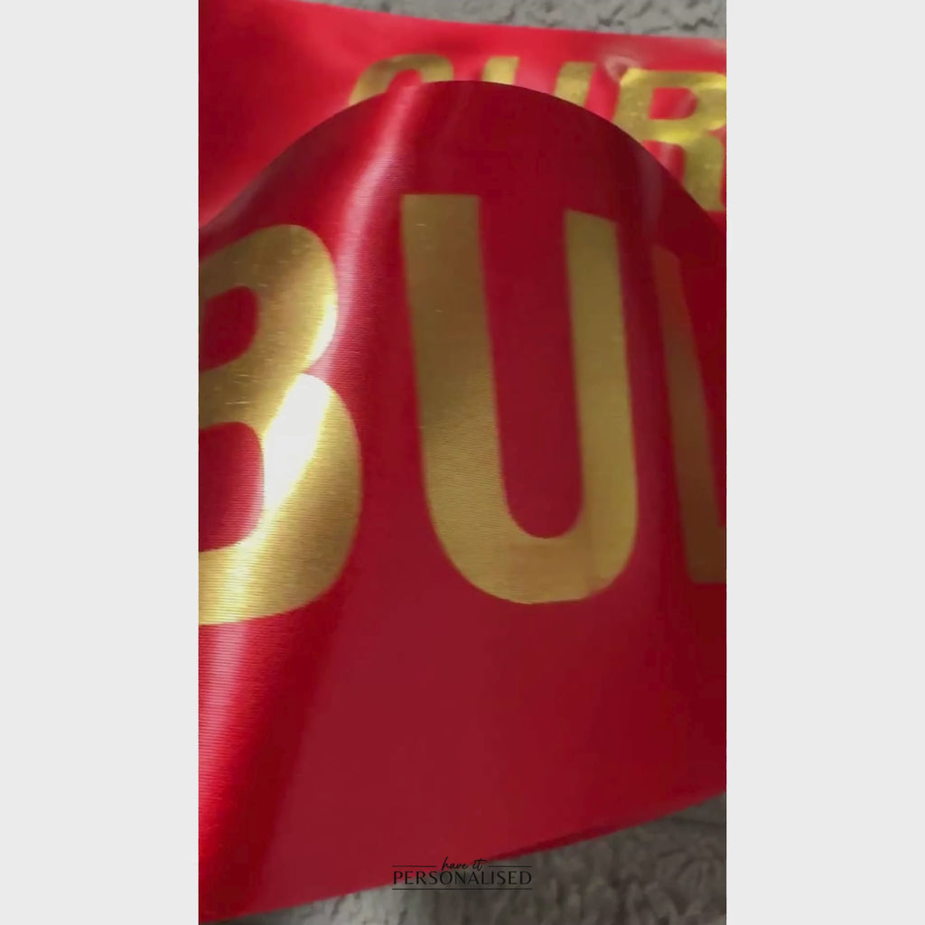 Personalised Birthday Sash