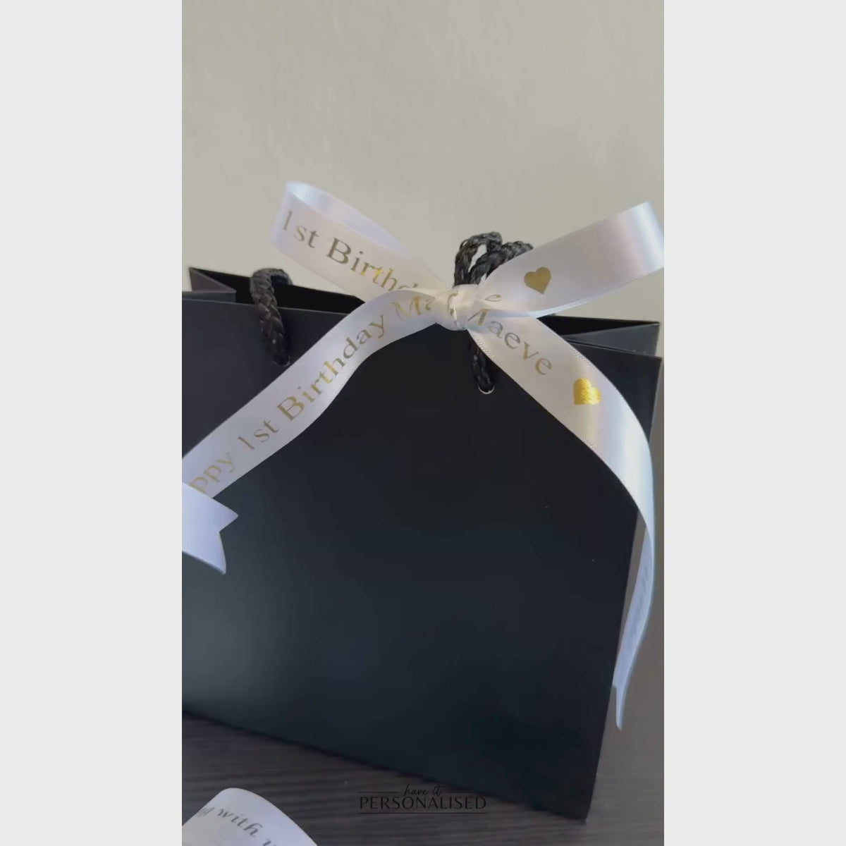 Personalised 15mm Satin Ribbon
